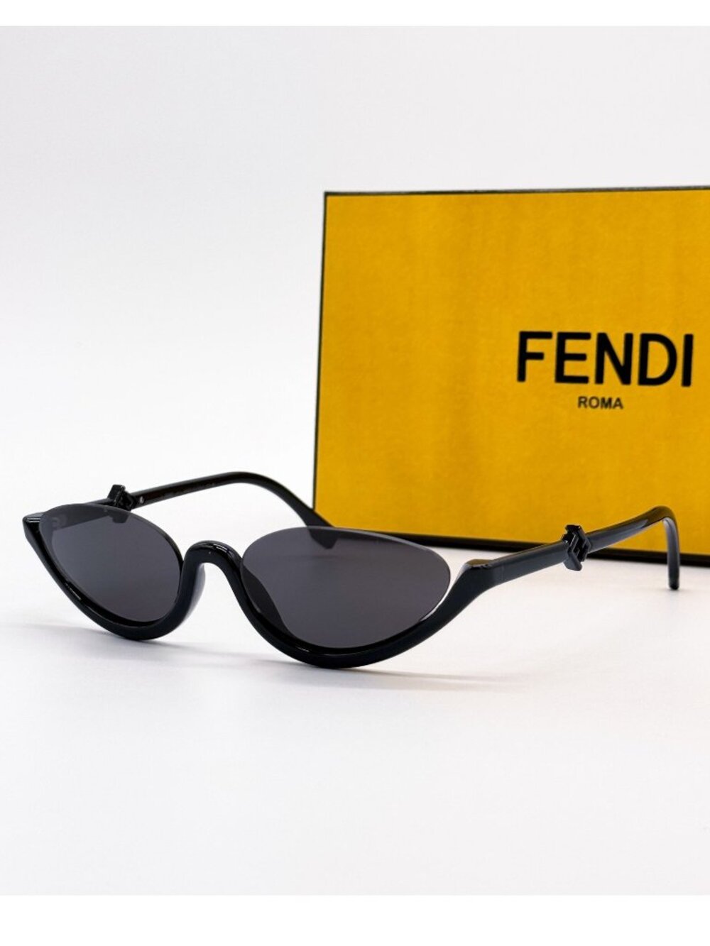 New Fendi FE40178U 01A Black Cat Eye Women Sunglasses